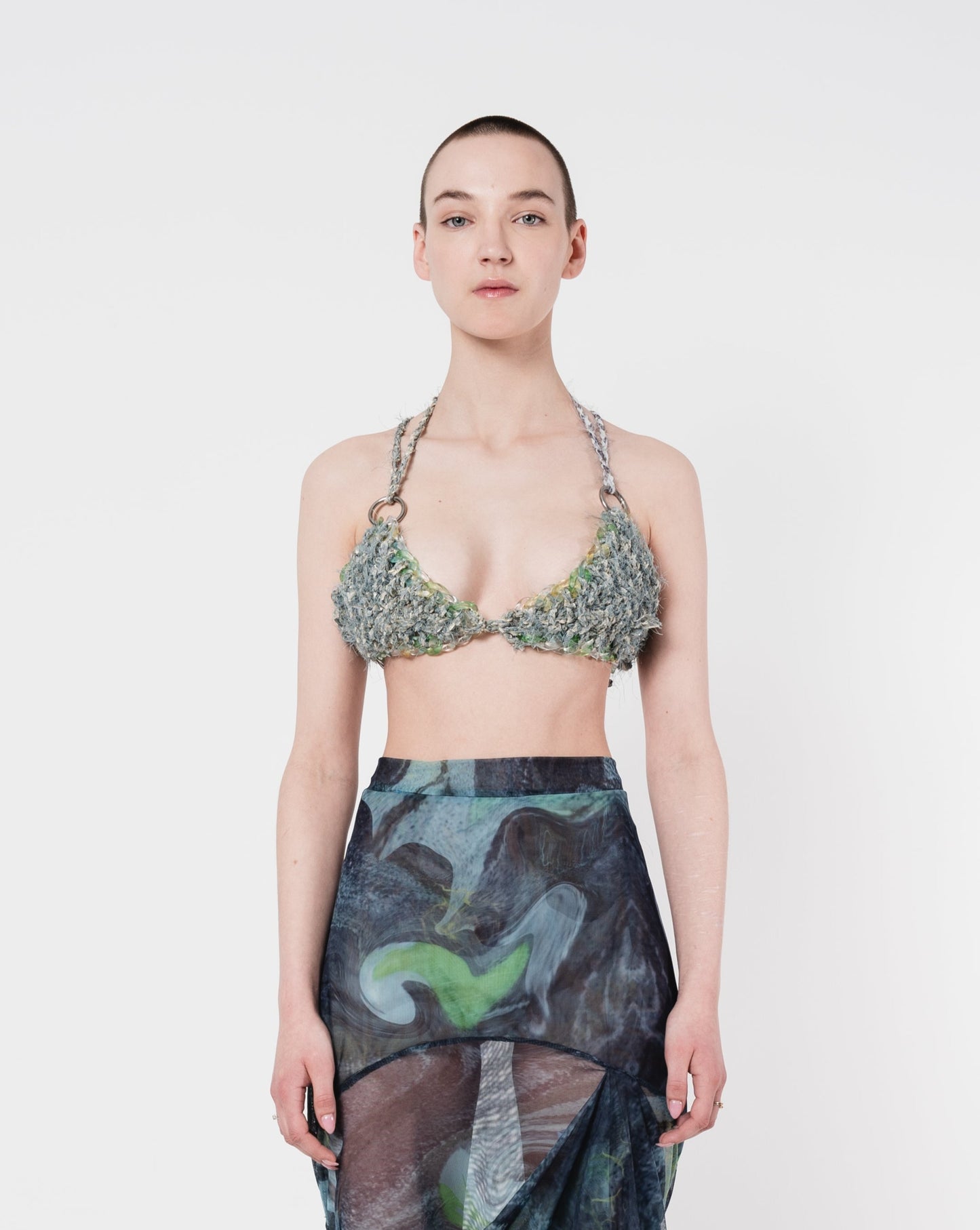 ONT≠KOP Woven Rose Bra