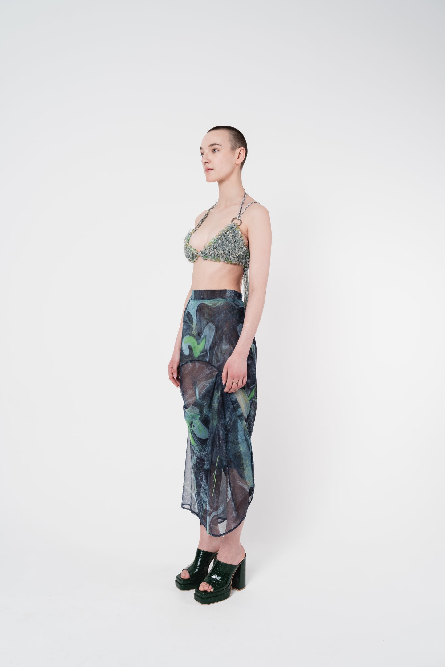 ONT≠KOP Woven Rose Bra