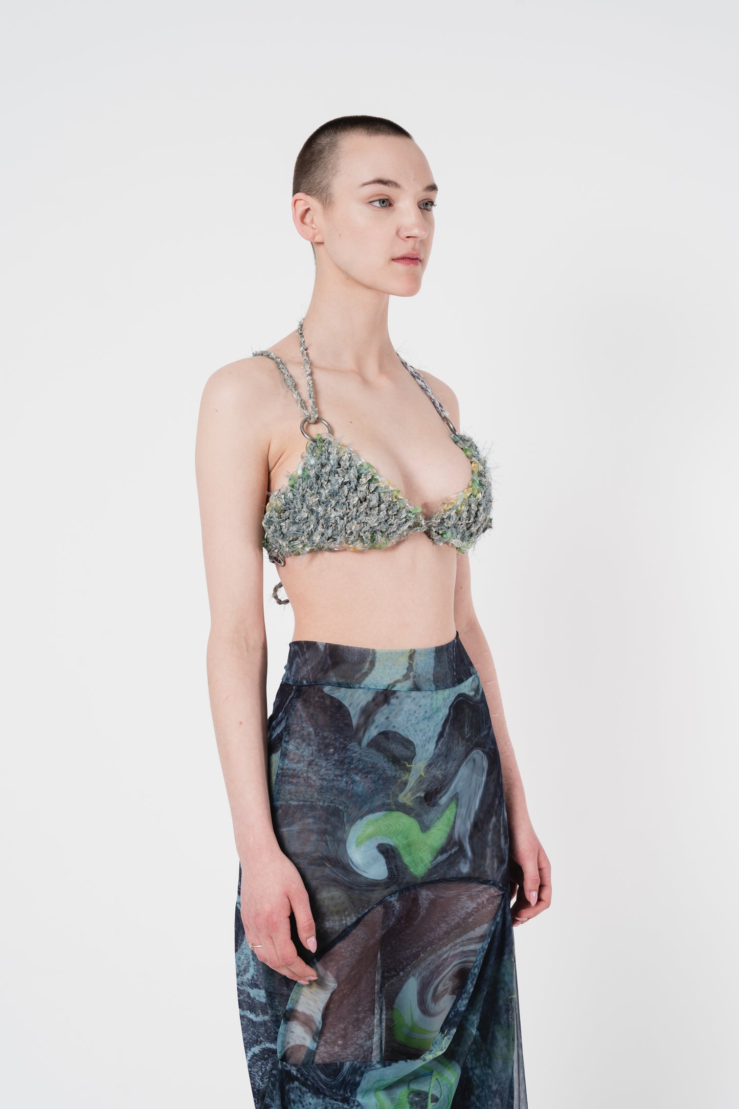 ONT≠KOP Woven Rose Bra