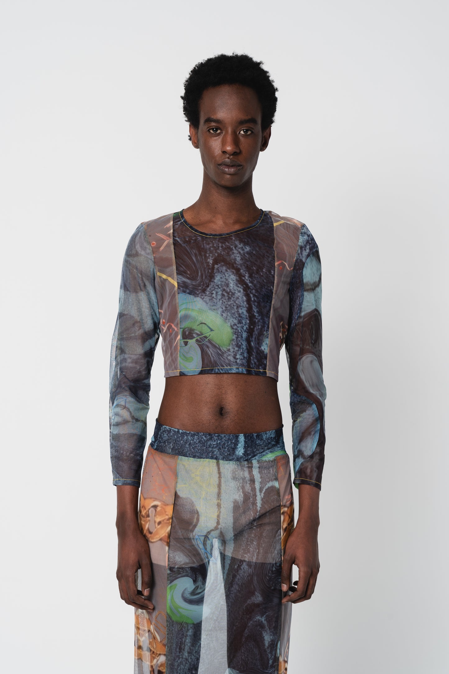 ONT≠KOP Silent Earth Crop Top