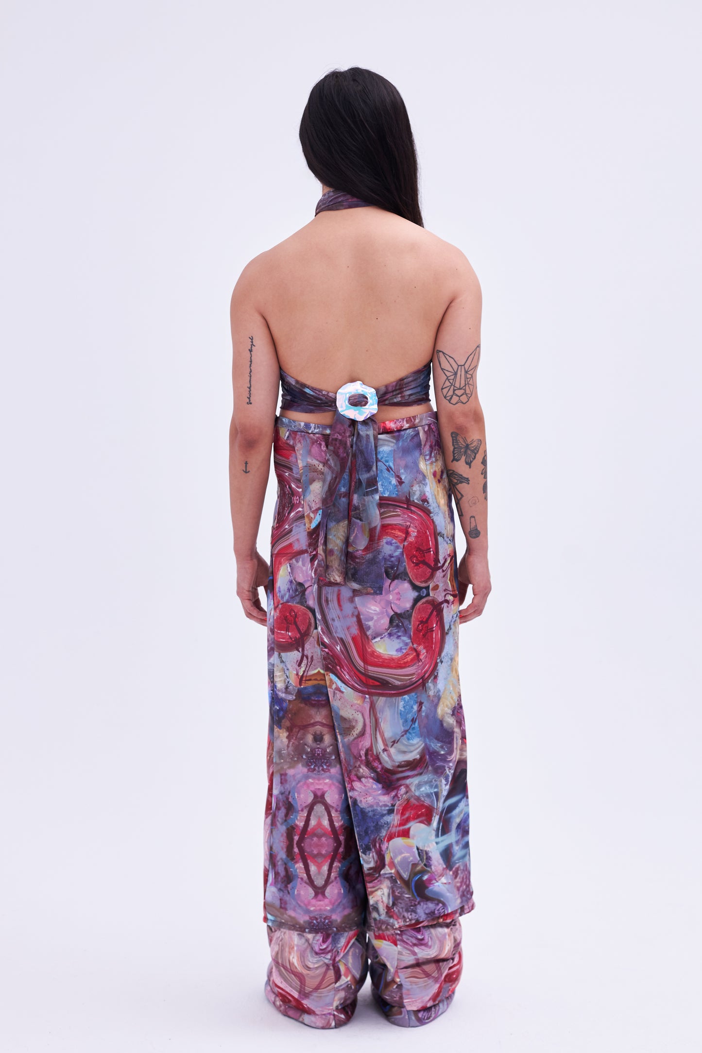 FEED ME ≠ NOT  Half-Skirt Pants