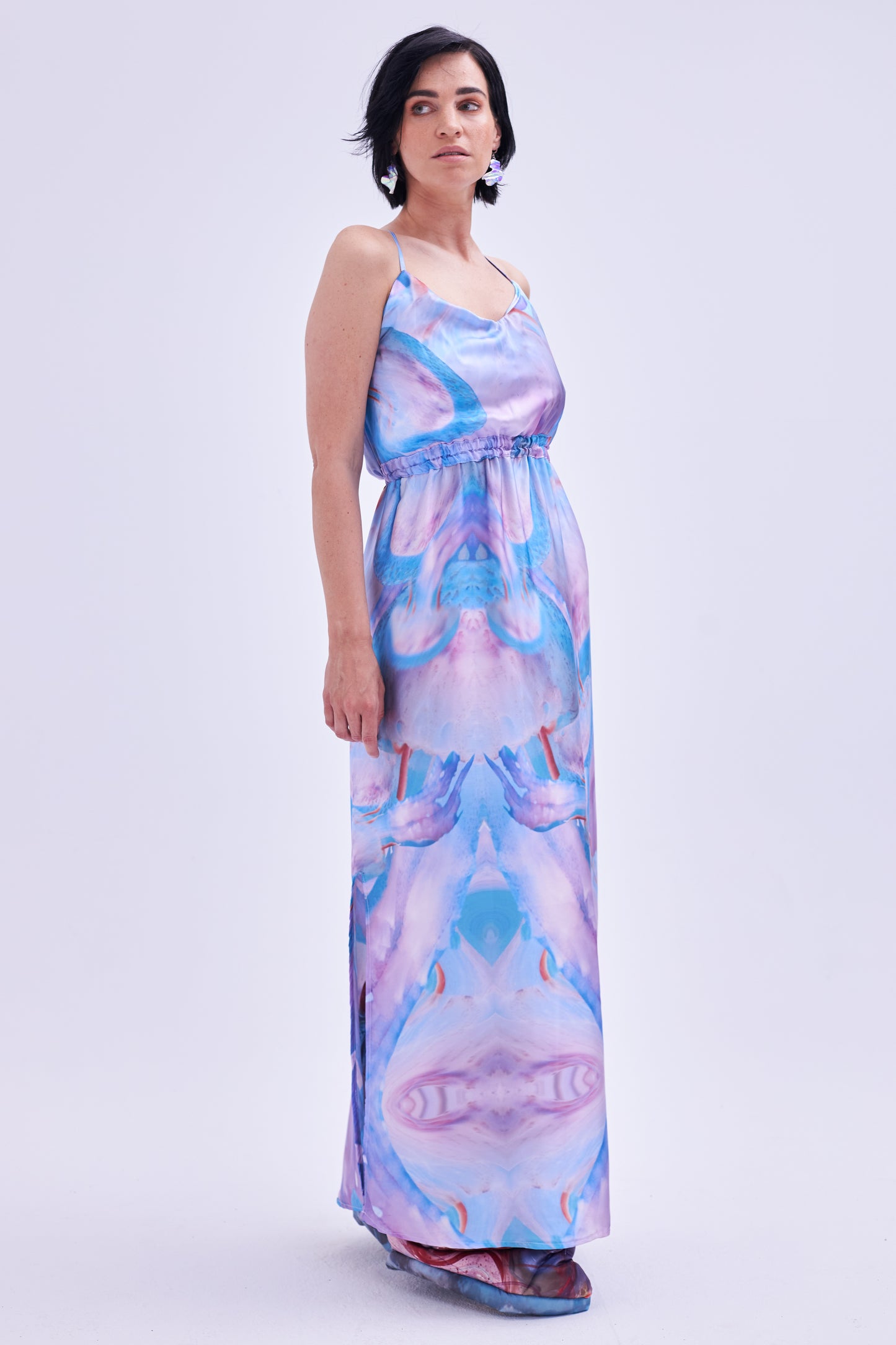 FEED ME ≠ NOT Silk-Dress