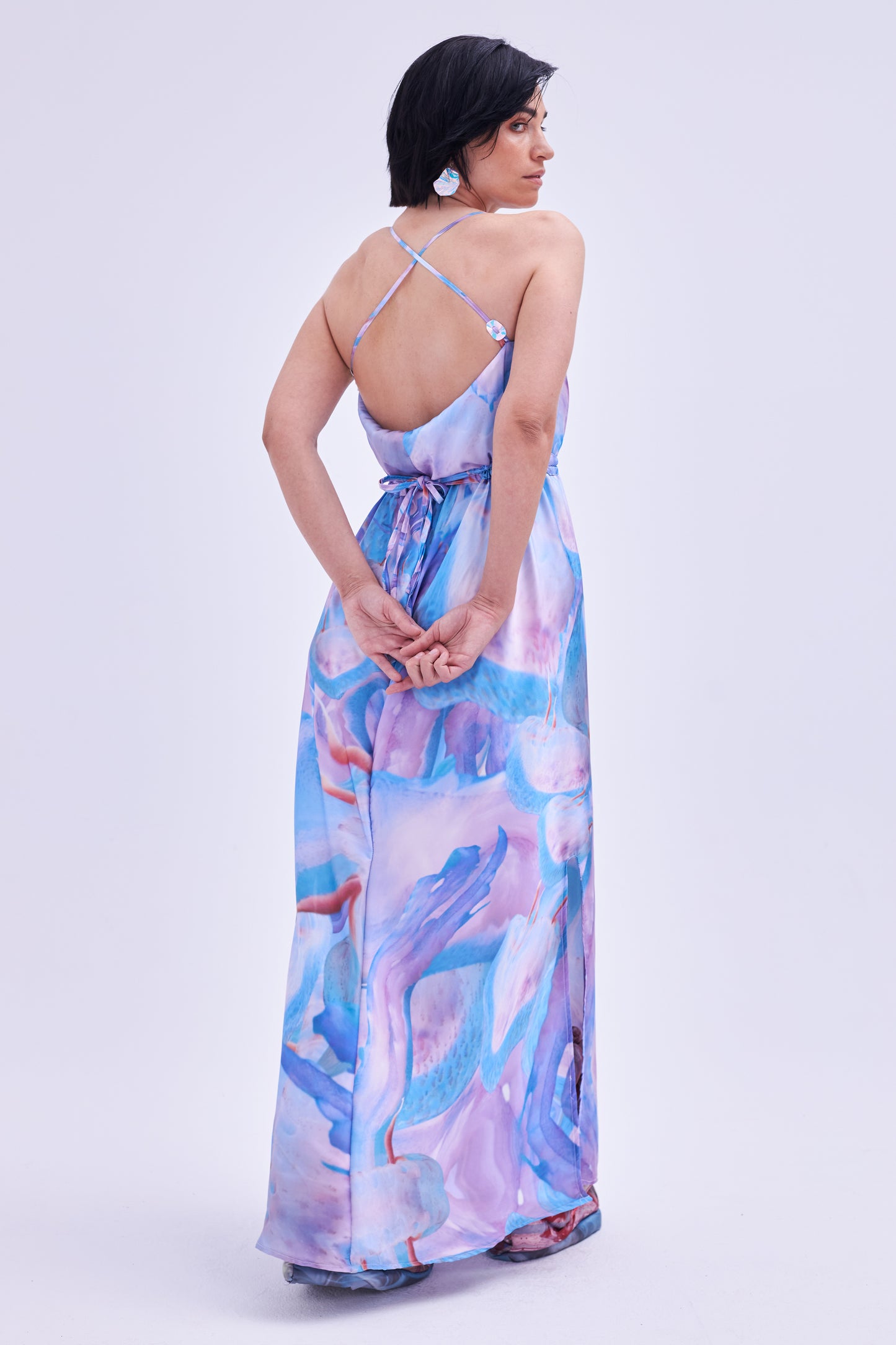 FEED ME ≠ NOT Silk-Dress