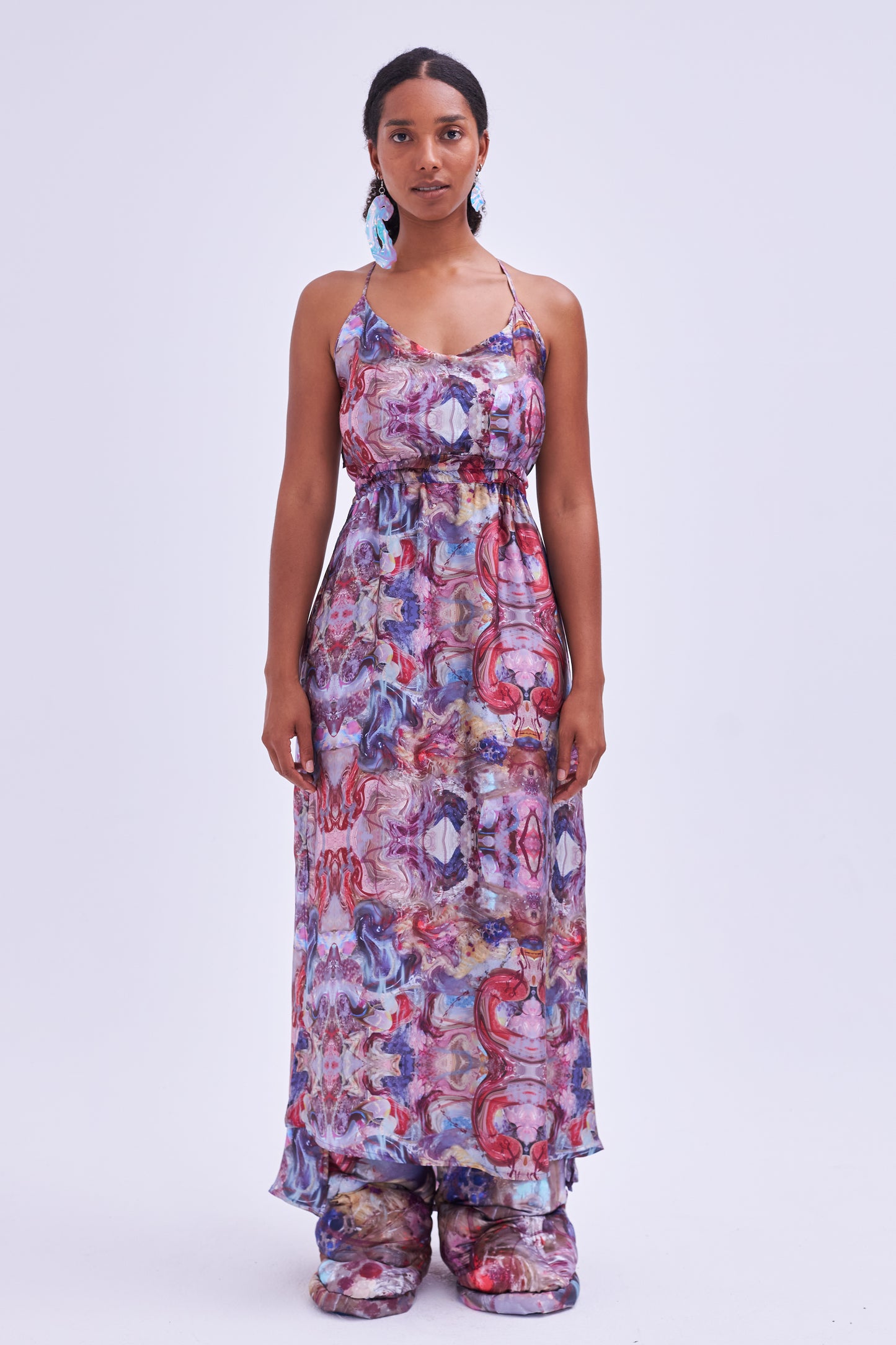 FEED ME ≠ NOT Silk-Dress
