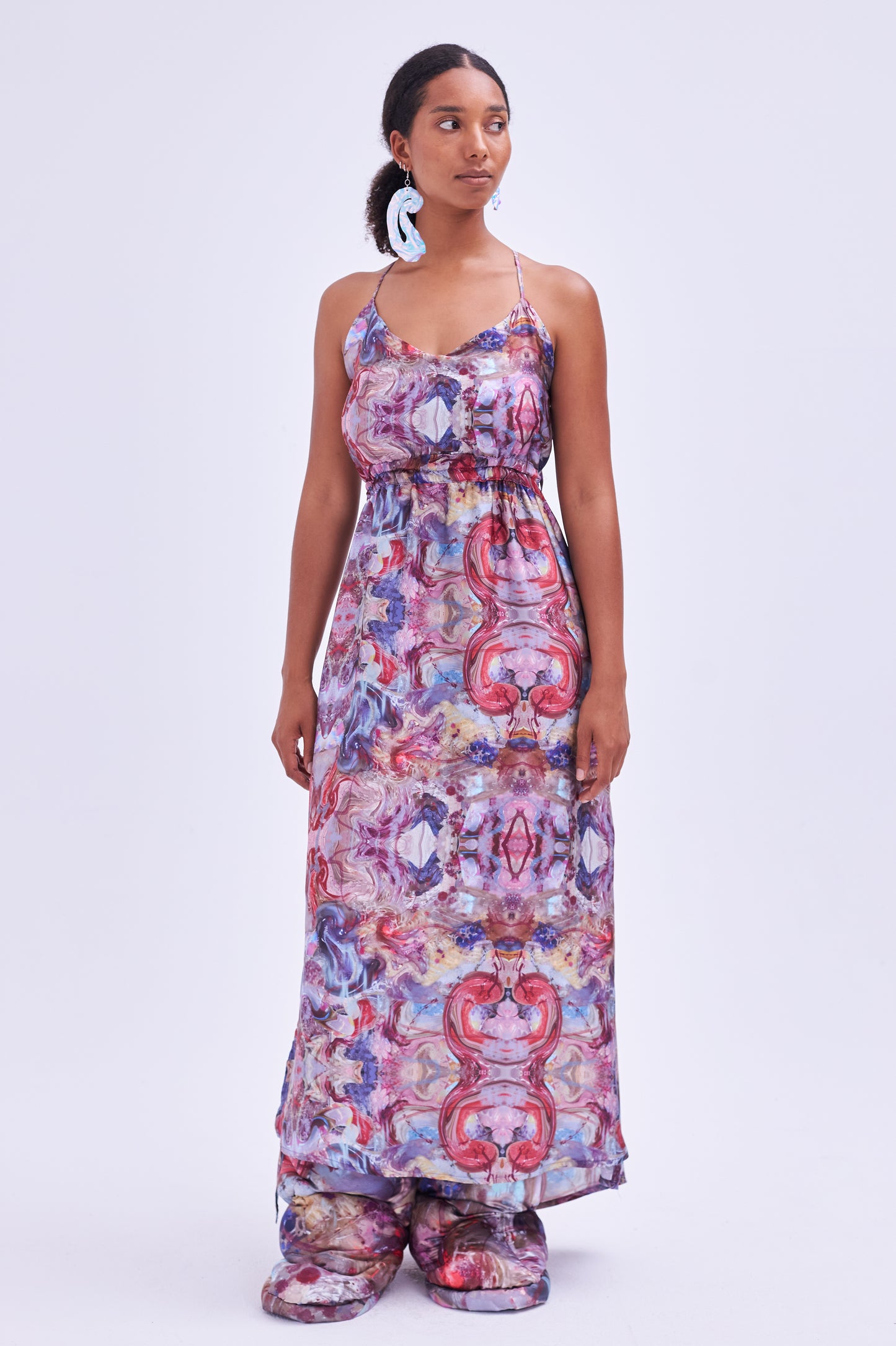 FEED ME ≠ NOT Silk-Dress