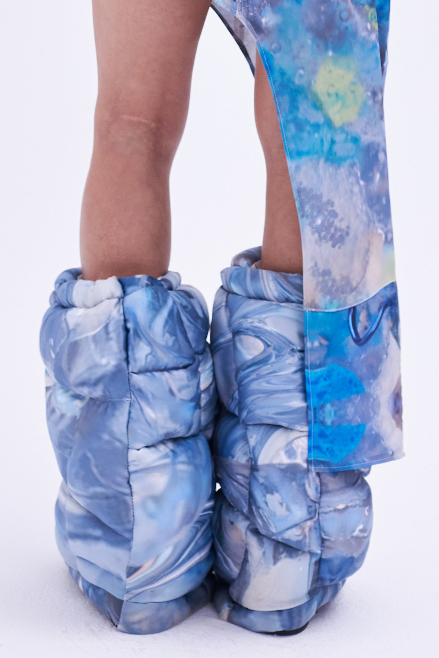 FEED ME ≠ NOT  Puffer Cuff-Boots
