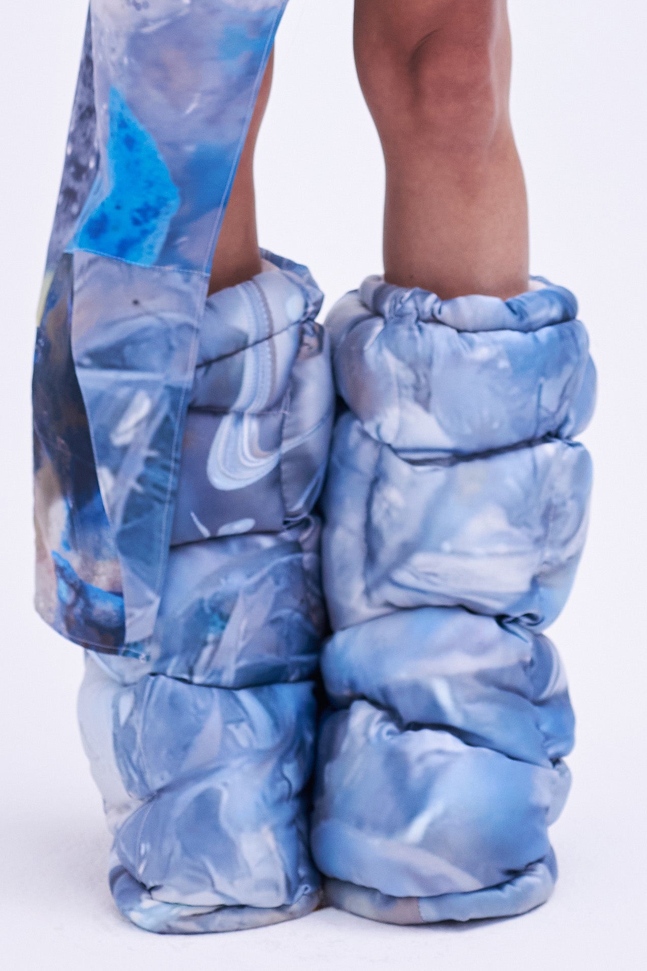 FEED ME ≠ NOT  Puffer Cuff-Boots